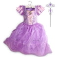 thumbnail image 5 of Girls Frozen Elsa Anna Dress Children Princess Carnival Dress Kids Aurora Rapunzel Belle Cinderella Disguise Cosplay Costume, 5 of 5