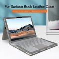 thumbnail image 3 of Microsoft Surface Book 1/2/3 Funda protectora de 15 pulgadas Funda de cuero desmontable antiarañazos con soporte, 3 of 3