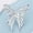 Silver, variant on Exaggerated Big Crystal Butterfly Ring Open Wedding Butterfly Jewelry for Women