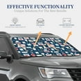 thumbnail image 4 of Gaeub Dental Foldable Auto Sun Blocker Visor, Sunshade for Car Front Window, Keeps Your Vehicle Cool - Medium, 4 of 7