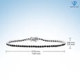 thumbnail image 5 of Diamond Tennis Bracelets for Women| 3.00 Carat Black Diamond Sterling Silver Bracelet | Tennis Bracelets for Women Sterling Silver Bracelets, 5 of 5