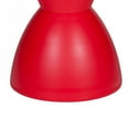thumbnail image 3 of Benjara Hillary 17" Side Table- Indoor Outdoor- Hourglass Shape- Red Finish, 3 of 5