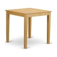 thumbnail image 4 of East West Furniture Pub 5-piece Traditional Wood Dining Table Set in Oak, 4 of 4