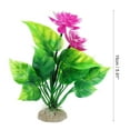 thumbnail image 4 of Unique Bargains 1pcs Fish Tank Aquarium Decorations Plants White Purple 5.91" PE Ceramics Plants for Aquarium Decor, 4 of 7