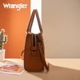 thumbnail image 6 of Wrangler Purses for Women Large Work Tote Bags with Strap Vintage Top-Handle Handbags, Cow-Brownk, 6 of 7