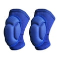 thumbnail image 1 of Rodilleras, rodilleras de soporte, resistentes a golpes, ligeras, equipo de protección, rodilleras para correr, bailar, fútbol, ​​baloncesto y béisbol. Azul S, 1 of 8