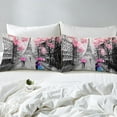 thumbnail image 4 of Yibo Valentines Day Wood Grain Style Duvet Cover - Premium Polyester Duvet Cover with Zipper Closure, 3 Piece Set, Includes 1 Duvet Cover and 2 Pillow Cases, No Comforter, 4 of 6
