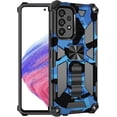 thumbnail image 2 of Phone Case for Samsung Galaxy A73 5G,Army Camouflage Case with Military Grade Protection Drop-Tested and Built-in Kickstand Cover for Samsung Galaxy A73 5G MC Dark Blue, 2 of 7
