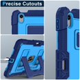 thumbnail image 3 of Decase Shock-Resistant Rugged Case for iPad Air 11 inch Case M3/ M2 (2025/2024) with Kickstand & Shoulder Strap,Tri-Layer PC+TPU Back Cover,Heavy Duty Protective Case for iPad Air 6th Generation,F, 3 of 9