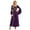 Purple, variant on Doomiva Womens Medieval Victoria Queen Princess Wedding Party Formal Dress Halloween Cosplay Costume Burgundy S