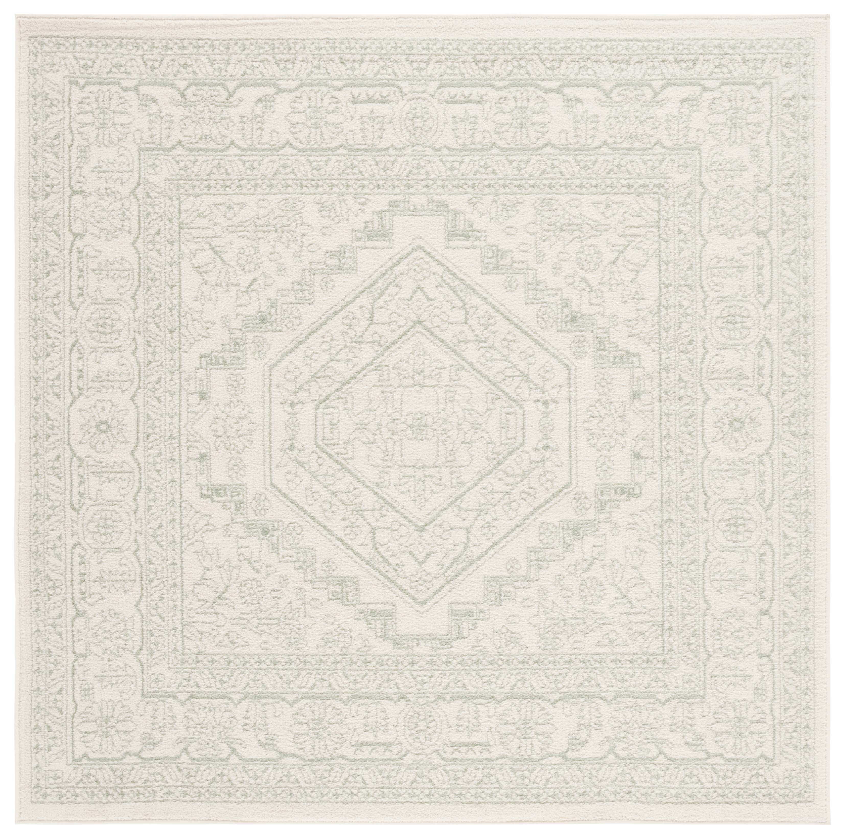 Safavieh Adirondack Xavier Oriental Area Rug, Sage/Ivory, 4' x 4' Square