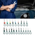 thumbnail image 5 of Rooha 21Pcs Car Terminal Removal Tool Kit Electrical Wire Crimp Split Connector Pin Release Extraction Tool Car Repair Take Out Pins, 5 of 9