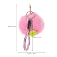 thumbnail image 2 of unbranded Llavero Deportivo Rosa Con Y De Tenis De Material Para Colgar, 2 of 7