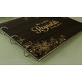 thumbnail image 3 of Custom Wedding Floral Wood Engraved Guest Book Personalized Bride & Groom Photo Album Scrapbook, 3 of 5
