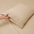 thumbnail image 3 of Bed Sheets Set  1800 Series Deep Pocket Soft Microfiber 4 Piece Queen Sheet Sets  Gray, 3 of 6