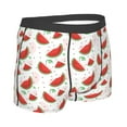 thumbnail image 2 of KLL Hand Drawn Watermelon Men's Cotton Boxer Briefs Underwear-X-Large, 2 of 8