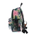 thumbnail image 4 of FORMRS School Backpack with Front Zippered Pocket 12" Student Travel Daypack, Green Floral, 4 of 6