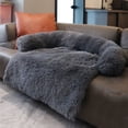 thumbnail image 3 of Dalazy Comfortable And Soft Cushion For Dogs - Provide Relaxation For Four-legged Companion Interactive Play Sofa Bed drak gray L, 3 of 6