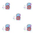 thumbnail image 2 of Vogacara Tablero de dardos de bola adhesiva de plástico colgante interactivo desmontable para interiores y exteriores, juego deportivo, Type2 NO2, 2 of 6