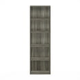 thumbnail image 3 of Furinno Luder 5-Tier Reversible Color Open Shelf Bookcase, French Oak, 3 of 6