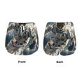 thumbnail image 5 of Lsque Astronaut Soccer Field Printed Women's Running Shorts with Liner Pockets,Elastic Quick Dry Workout Athletic Gym Yoga Shorts,Womens High Waist Shorts-Small, 5 of 9