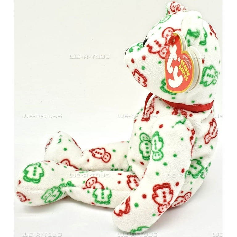 Ty Beanie Babies Gingerspice the Bear Christmas Plush 2008