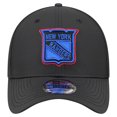 thumbnail image 2 of Men's New Era Black New York Rangers Night 39THIRTY Flex Hat, 2 of 5
