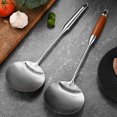 thumbnail image 3 of Easy to Use Spatula with Wide Turner Head Convenient Stainless Steel Griddles Spatula with Wood Handle for Easy Flipping, 3 of 12