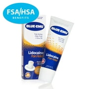 Blue-Emu Lidocaine Pain Relief Cream, OTC Lidocaine Cream, 2.7 oz