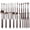 Shimmer Brown, variant on Jessup Premium Professional 25-Piece Synthetic Makeup Brush Set for Foundation, Eyeshadow, Blending, Concealer, Blush, Contour, Bronzer, Eyeliner, Eyebrow - Brown T511