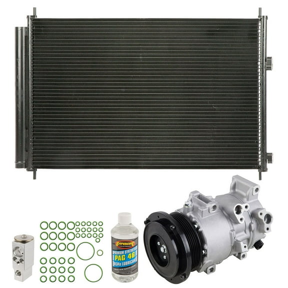 For Toyota RAV4 2008 AC Compressor w/ A/C Condenser & Repair Kit - BuyAutoParts