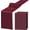 Burgundy, variant on 12 Pack Ivory Satin Table Runners 12 x 108 Inch Long Premium Wedding Party Decorations, Birthday, Banquets, Graduations, Engagements, Elegant Event Table Covers