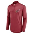 thumbnail image 2 of Men's Fanatics Cardinal Arizona Cardinals Quarterback Quarter-Zip Top, 2 of 3