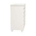 thumbnail image 3 of Home Furniture Indoor or Outdoor 27.3"H X 30.7"W Ivory Wood Shoe Cabinet with Ultrafast Assembly, 3 of 7