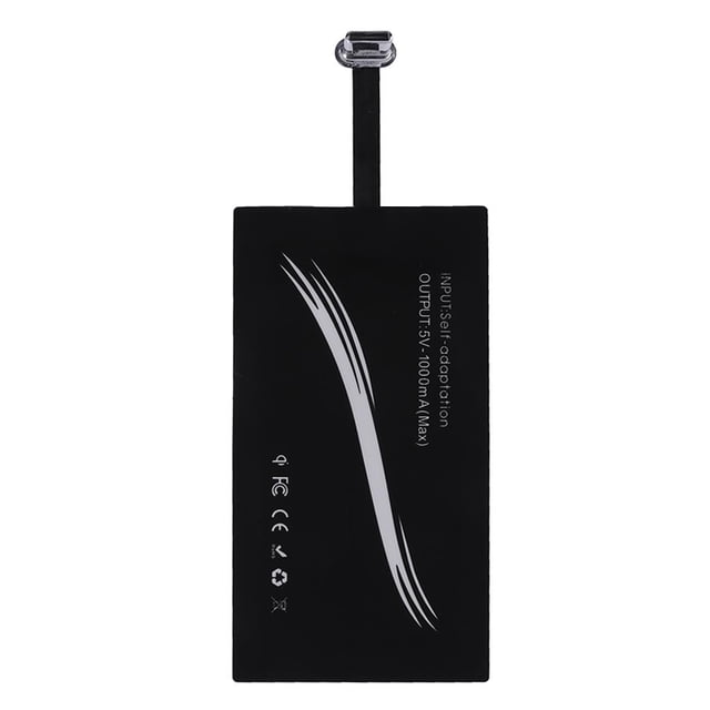 Sywqhk Almohadilla de adaptador de receptor de carga de cargador inalámbrico Qi USB-C tipo C para Android
