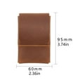 thumbnail image 5 of Retro Card Case Wallet Leather Card Holders Coin Purse Handmade Card Case Holders for Men and Women, 5 of 20