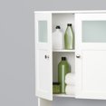 Zenna Home 23.25 in. Over the Toilet Bathroom Spacesaver, with 2 Doors