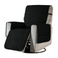 thumbnail image 3 of Chair Cover Polyester Recliner Protector Adjustable Washable Sofa Furniture Polyester Chair Cover; Cover, Black, S, 3 of 9