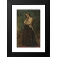 thumbnail image 2 of Alfred Stevens 11x14 Black Modern Framed Museum Art Print Titled - Study of a Model, 2 of 5