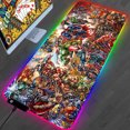 thumbnail image 1 of RGB Mouse Pad Anime PC Gamer Computer Keyboard Desk Mat Cartoon Marvell Table Gaming Accessories Tapis De Souris Large Mausepad, 1 of 7