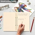 thumbnail image 4 of Wirebound Notebook Hardcover Spiral Notebooks Colorful Bow, 60 Pages, 80 GSM, 5.7 x 8.3in, 4 of 8