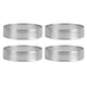 thumbnail image 2 of Paquete de 8 Anillos de Tarta de Acero Inoxidable de 2,4 Pulgadas, Anillo de Mousse de Pastel Perforado, 2 of 5