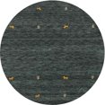 thumbnail image 1 of Ahgly Company Indoor Round Contemporary Iron Gray Abstract Area Rugs, 5' Round, 1 of 6