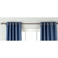 thumbnail image 2 of Blue Ring Top Matka Raw Silk Curtain / Drape  - 60W x 84L - Piece, 2 of 2