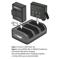 thumbnail image 3 of Wasabi Power Triple USB Battery Charger for GoPro HERO4, HERO3, HERO3+, 3 of 3