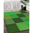 thumbnail image 3 of Ahgly Company Machine Washable Indoor Rectangle Transitional Neon Green Area Rugs, 2' x 3', 3 of 7