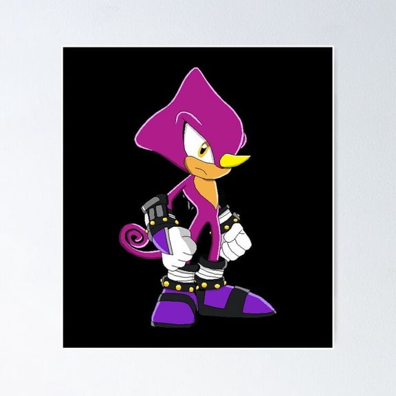 Kna Prints - Poster Espio Sonic The Hedgehog, UNFRAMED-8x12