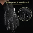 thumbnail image 3 of Guantes térmicos de invierno para hombre, impermeables, resistentes al frío, guantes de esquí para pantallas táctiles, regalo para la nieve, 3 of 5