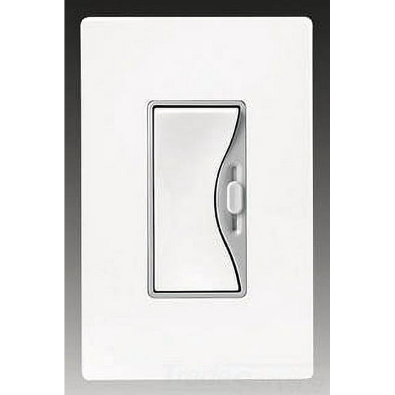 Cooper Wiring Devices 95687SG Aspire Fluorescent Slide Dimmer, 8A 277V Only (Not for 120V), Single-Pole/3-Way, Compatible with Mark 10 Ballasts Only, Silver Granite Color