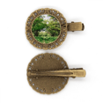 thumbnail image 1 of Barrette Pince à Cheveux Forêt Verte Scène Nature Science, 1 of 3